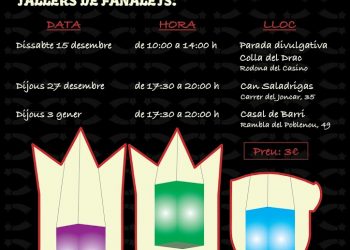 Tallers de Fanalets per rebre els Reis d’Orient